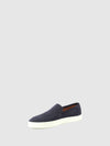 Loafers Pontiagudas em Azul Marinho